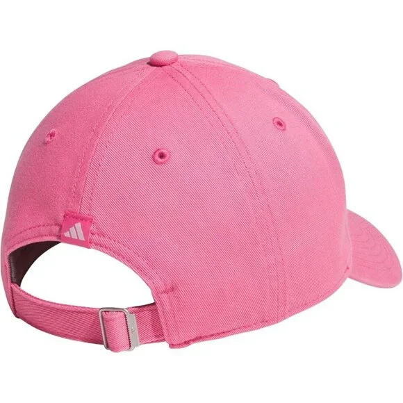 Adidas Women's Pink Fusion Pink Baseball Adjustable Cotton Athletic Relaxed Hat - Picture 4 of 6